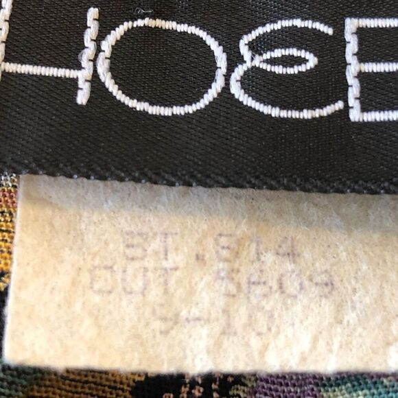 Phoebe Vintage 80’s Layered Faux Wrap Sheath Dress Size 10 - Picture 9 of 14